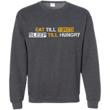 Sweatshirts Dark Heather / Small Food Sleep Loop Crewneck Sweatshirt