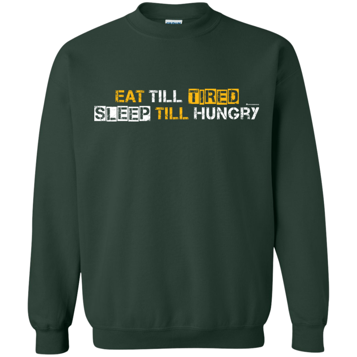 Sweatshirts Forest Green / Small Food Sleep Loop Crewneck Sweatshirt