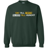 Sweatshirts Forest Green / Small Food Sleep Loop Crewneck Sweatshirt