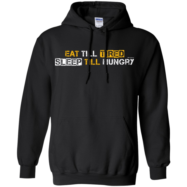 Sweatshirts Black / Small Food Sleep Loop Pullover Hoodie