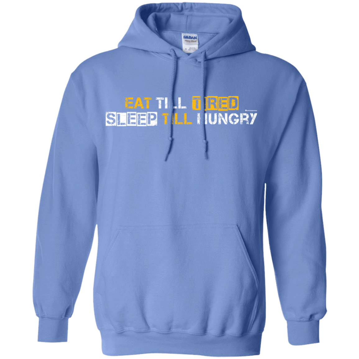 Sweatshirts Carolina Blue / Small Food Sleep Loop Pullover Hoodie