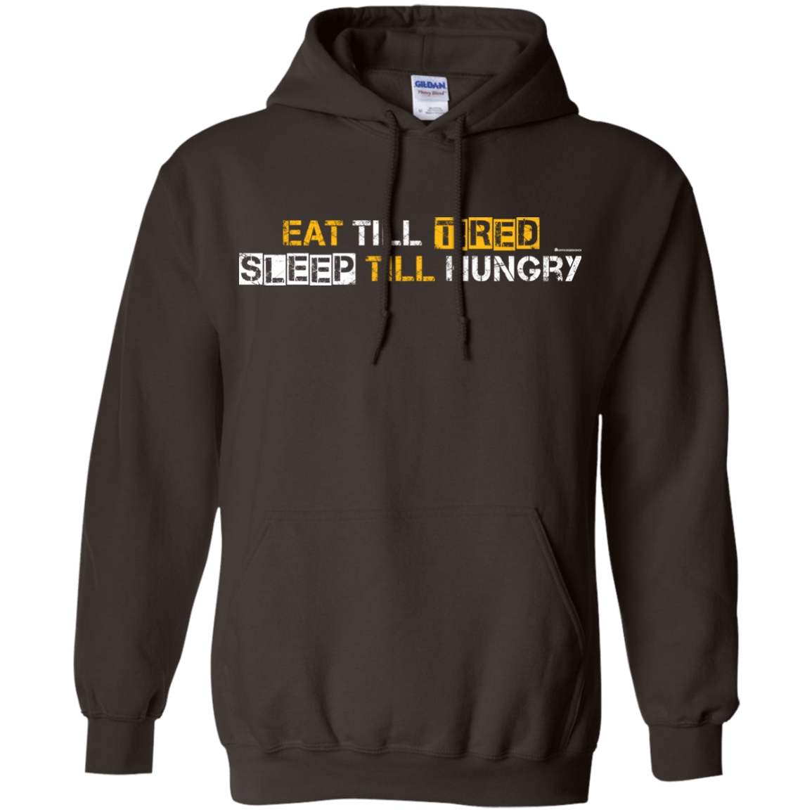 Sweatshirts Dark Chocolate / Small Food Sleep Loop Pullover Hoodie