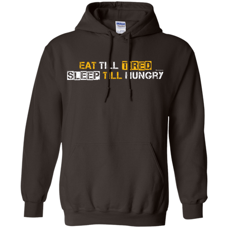 Sweatshirts Dark Chocolate / Small Food Sleep Loop Pullover Hoodie