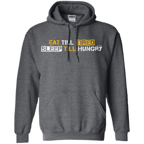 Sweatshirts Dark Heather / Small Food Sleep Loop Pullover Hoodie