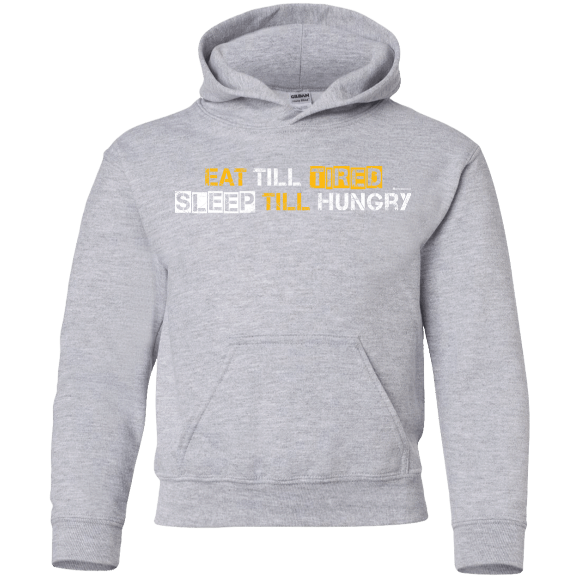 Sweatshirts Sport Grey / YS Food Sleep Loop Youth Hoodie