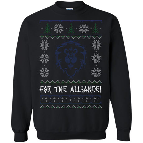 Sweatshirts Black / Small For The Alliance Crewneck Sweatshirt