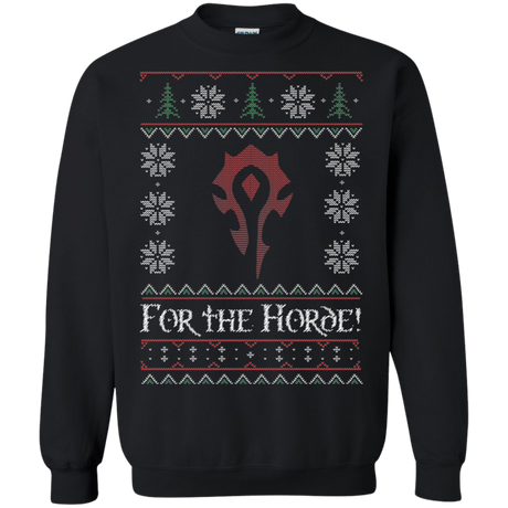 Sweatshirts Black / Small For The Horde Crewneck Sweatshirt