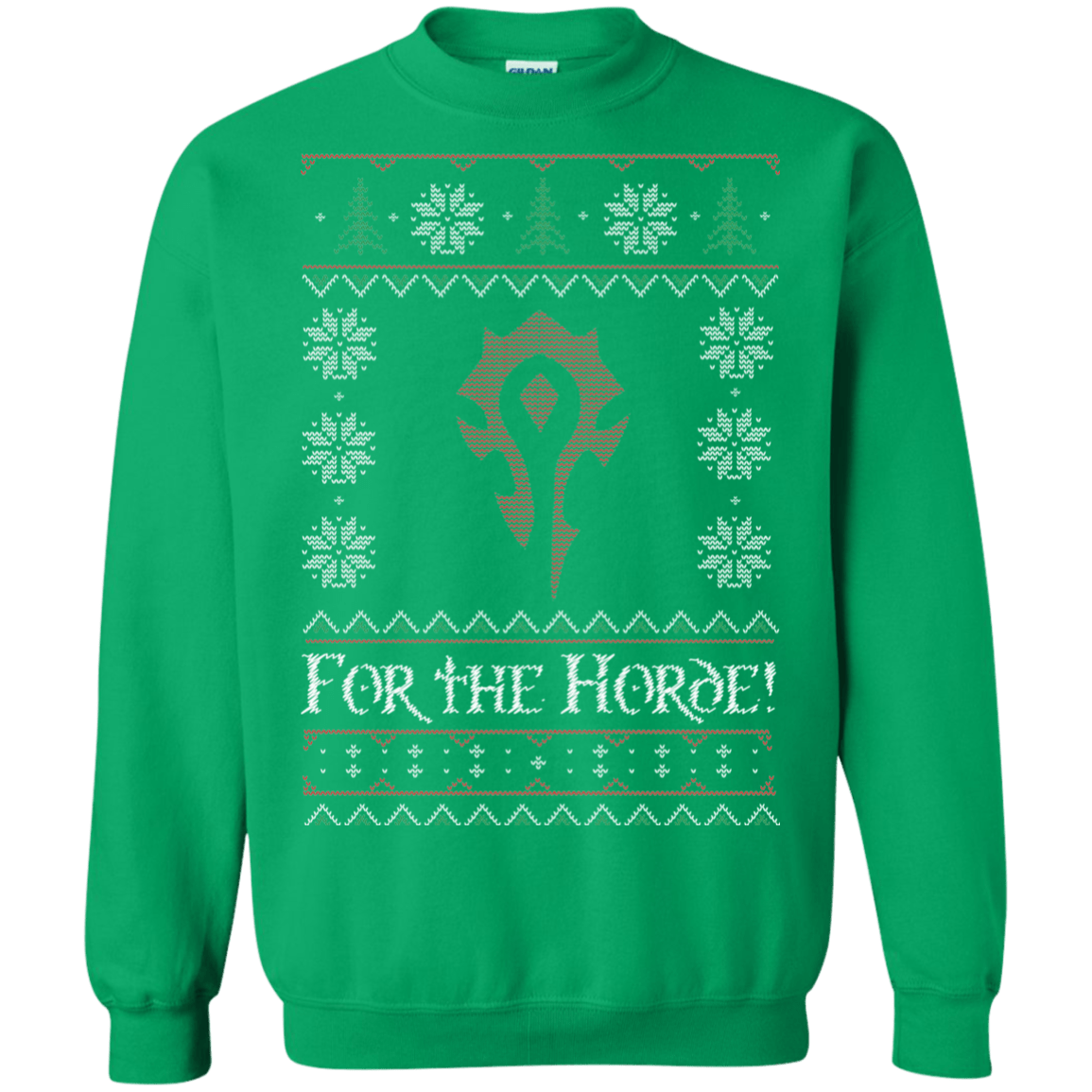 Sweatshirts Irish Green / Small For The Horde Crewneck Sweatshirt