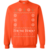 Sweatshirts Orange / Small For The Horde Crewneck Sweatshirt