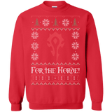 Sweatshirts Red / Small For The Horde Crewneck Sweatshirt