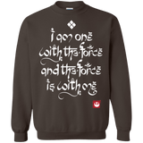 Sweatshirts Dark Chocolate / Small Force Mantra White Crewneck Sweatshirt