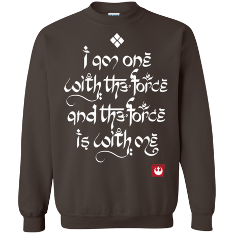 Sweatshirts Dark Chocolate / Small Force Mantra White Crewneck Sweatshirt