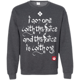 Sweatshirts Dark Heather / Small Force Mantra White Crewneck Sweatshirt