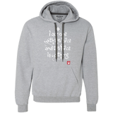 Sweatshirts Sport Grey / Small Force Mantra White Premium Fleece Hoodie
