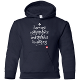 Sweatshirts Navy / YS Force Mantra White Youth Hoodie
