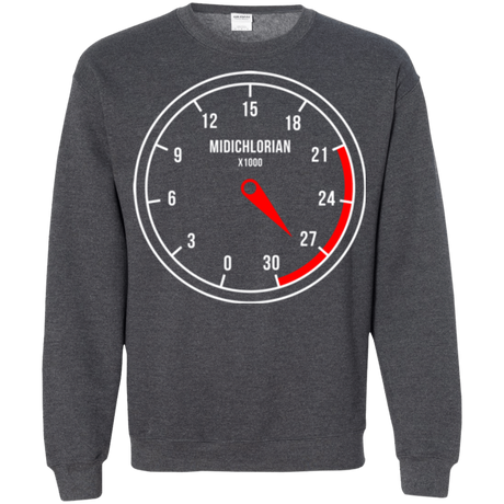 Sweatshirts Dark Heather / Small Force Meter Crewneck Sweatshirt