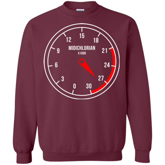 Sweatshirts Maroon / Small Force Meter Crewneck Sweatshirt