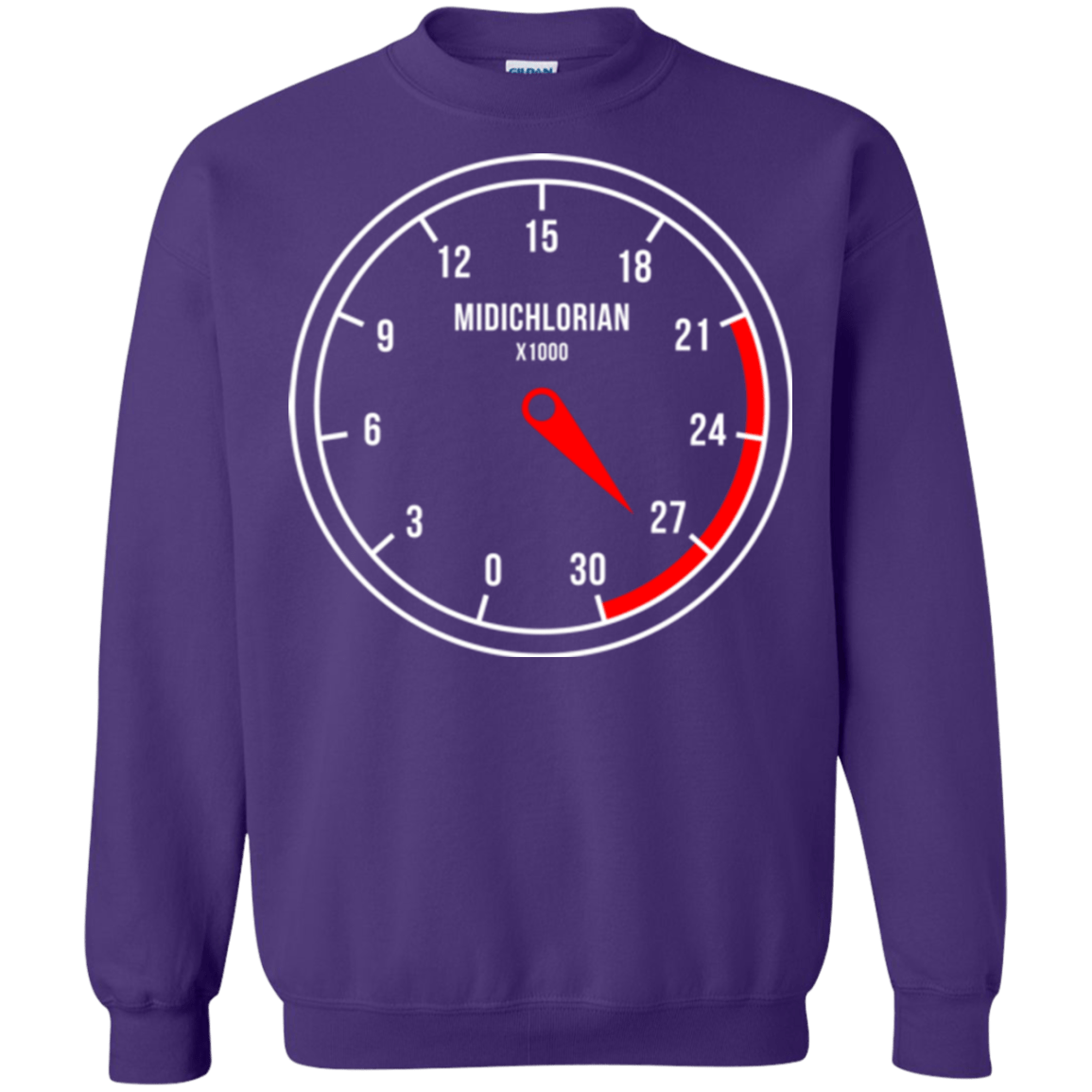 Sweatshirts Purple / Small Force Meter Crewneck Sweatshirt
