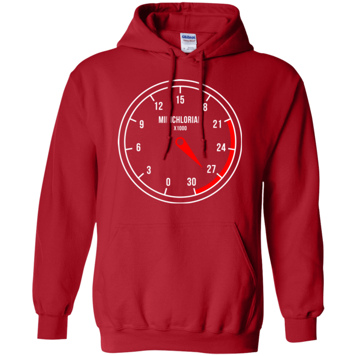 Sweatshirts Red / Small Force Meter Pullover Hoodie