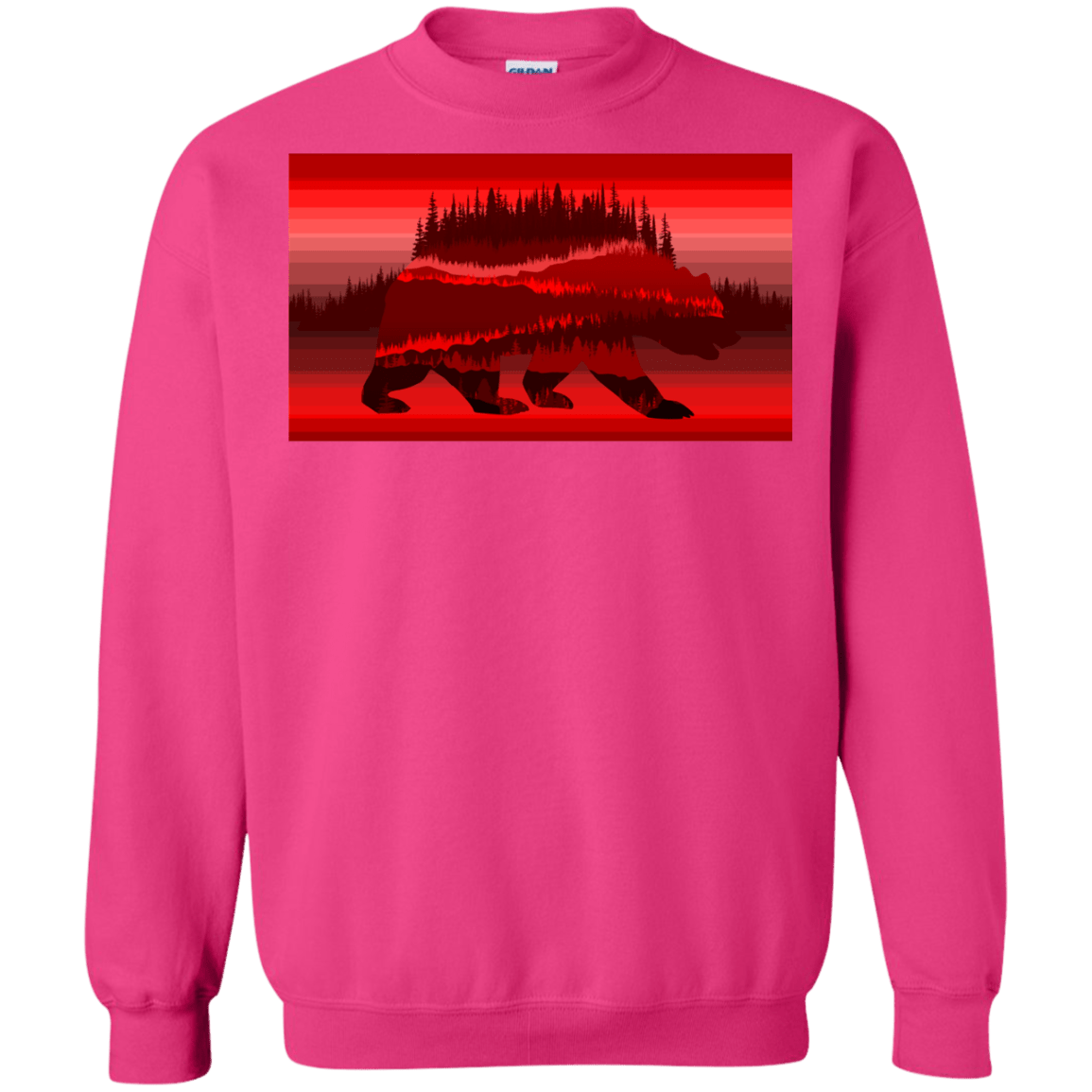 Sweatshirts Heliconia / S Forest Bear Crewneck Sweatshirt