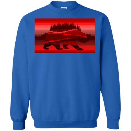 Sweatshirts Royal / S Forest Bear Crewneck Sweatshirt