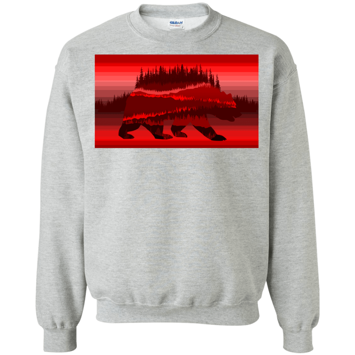 Sweatshirts Sport Grey / S Forest Bear Crewneck Sweatshirt