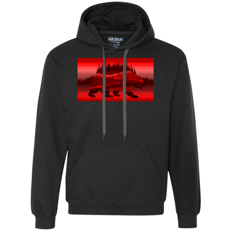 Sweatshirts Black / S Forest Bear Premium Fleece Hoodie