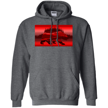 Sweatshirts Dark Heather / S Forest Bear Pullover Hoodie