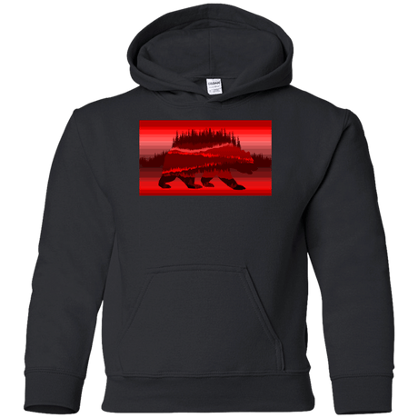 Sweatshirts Black / YS Forest Bear Youth Hoodie