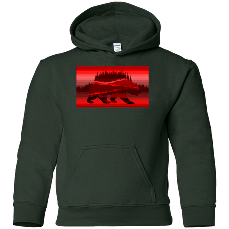 Sweatshirts Forest Green / YS Forest Bear Youth Hoodie