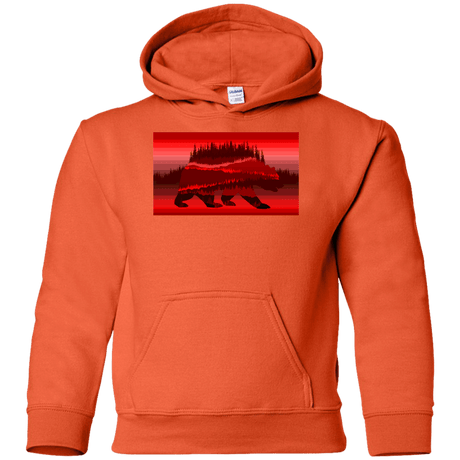 Sweatshirts Orange / YS Forest Bear Youth Hoodie