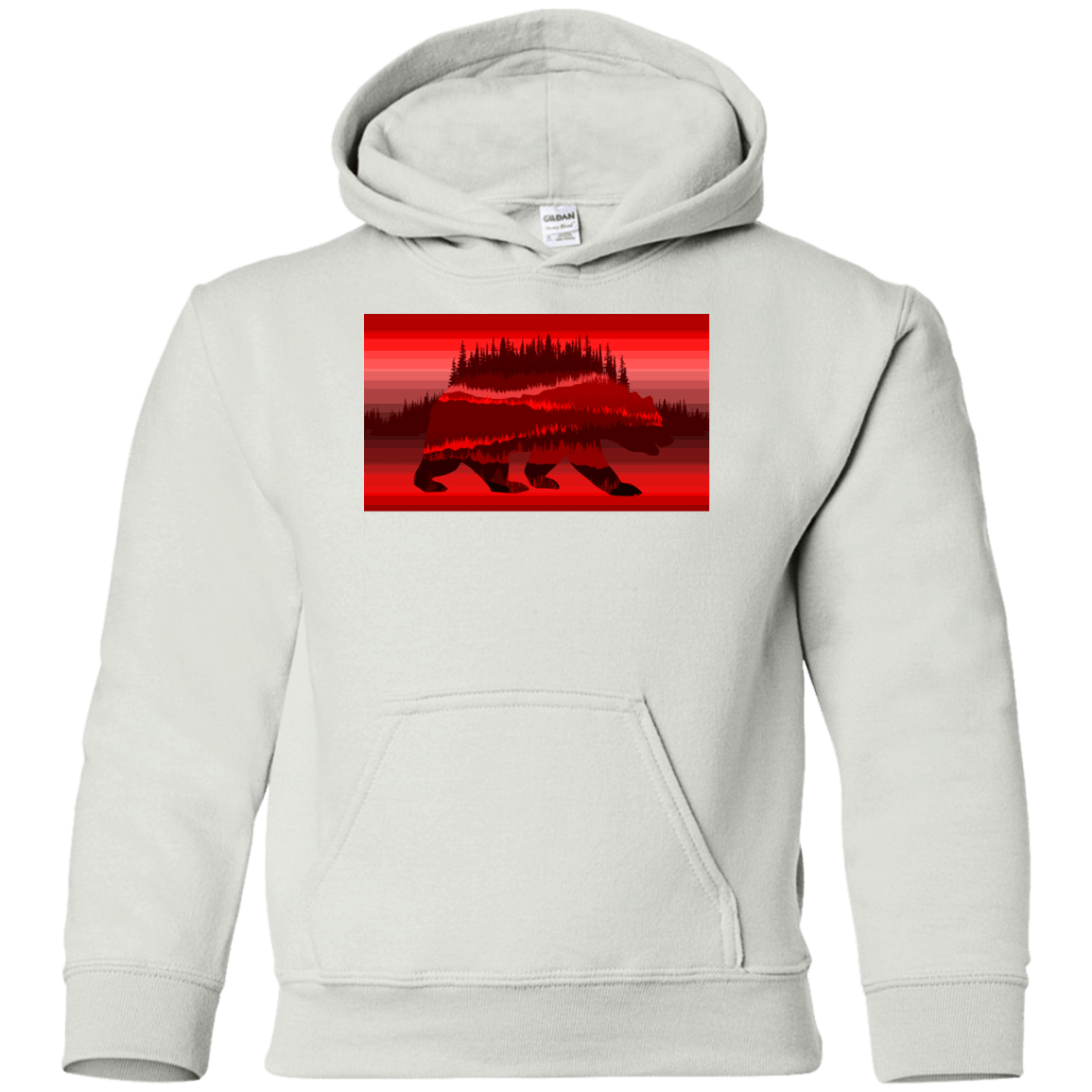 Sweatshirts White / YS Forest Bear Youth Hoodie