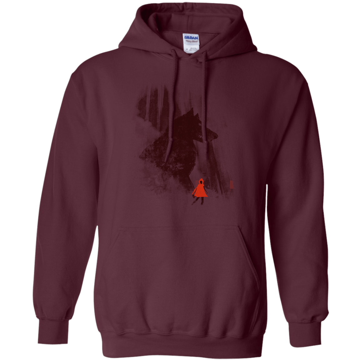 Sweatshirts Maroon / S Forest Friendly Pullover Hoodie