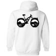 Sweatshirts White / S Forest is Home Mountain Bike Back Print Pullover Hoodie