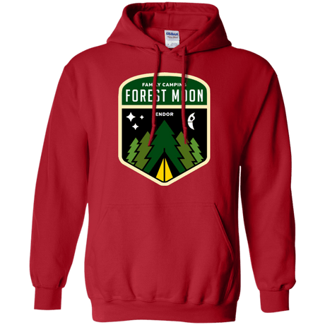 Sweatshirts Red / Small Forest Moon Pullover Hoodie