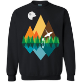 Sweatshirts Black / Small Forest View Crewneck Sweatshirt