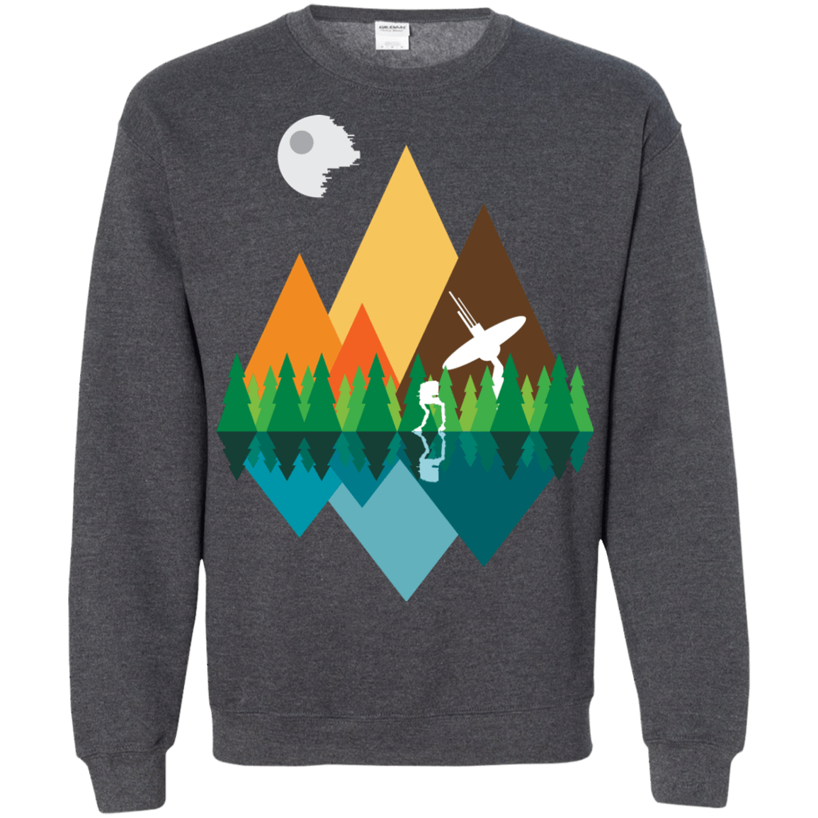 Sweatshirts Dark Heather / Small Forest View Crewneck Sweatshirt