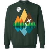 Sweatshirts Forest Green / Small Forest View Crewneck Sweatshirt