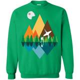 Sweatshirts Irish Green / Small Forest View Crewneck Sweatshirt