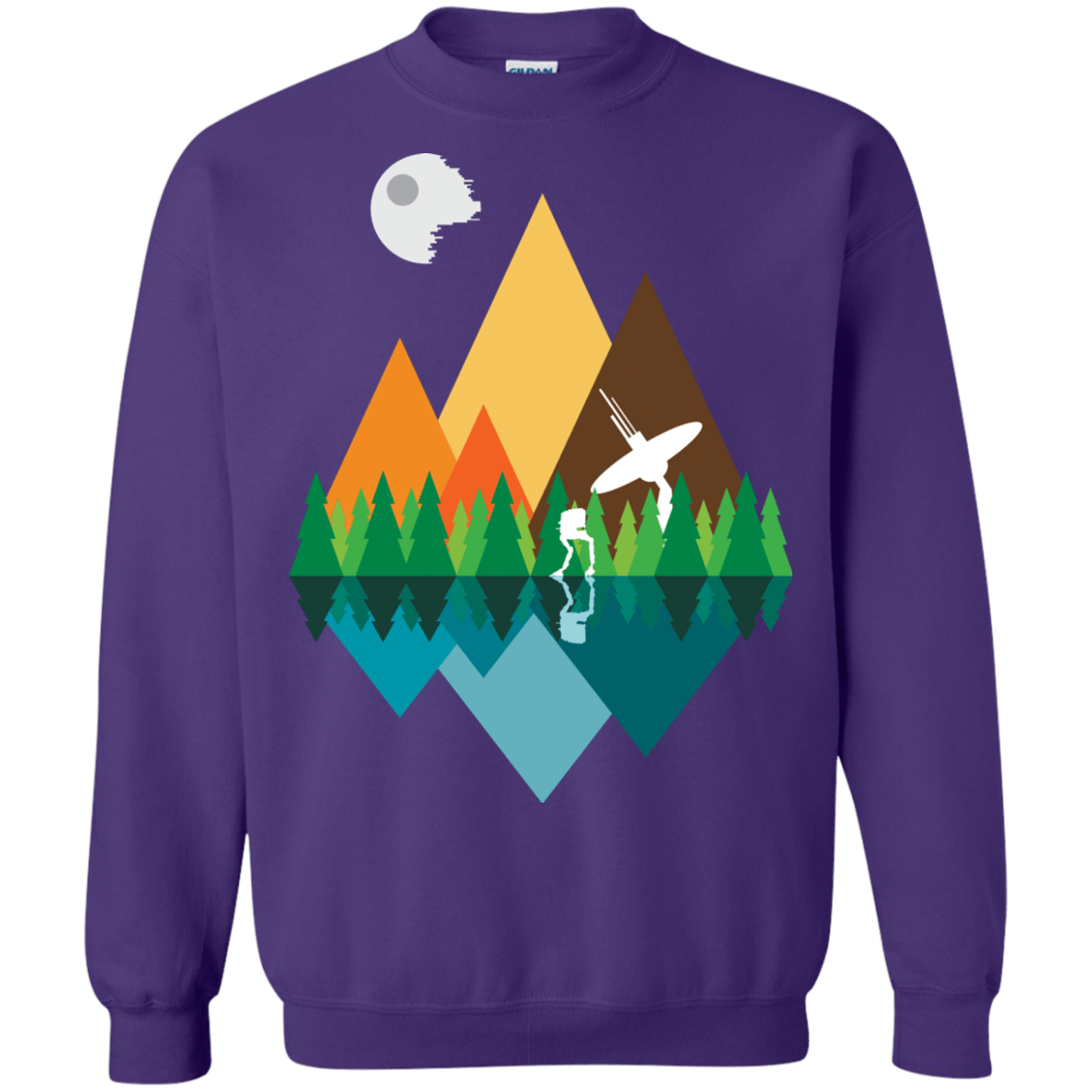 Sweatshirts Purple / Small Forest View Crewneck Sweatshirt