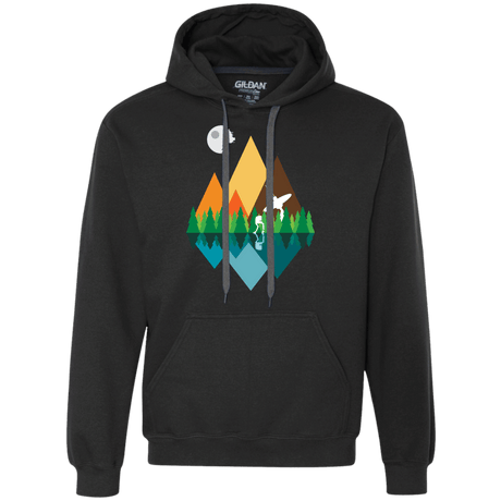 Sweatshirts Black / Small Forest View Premium Fleece Hoodie