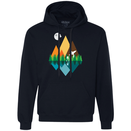 Sweatshirts Navy / Small Forest View Premium Fleece Hoodie