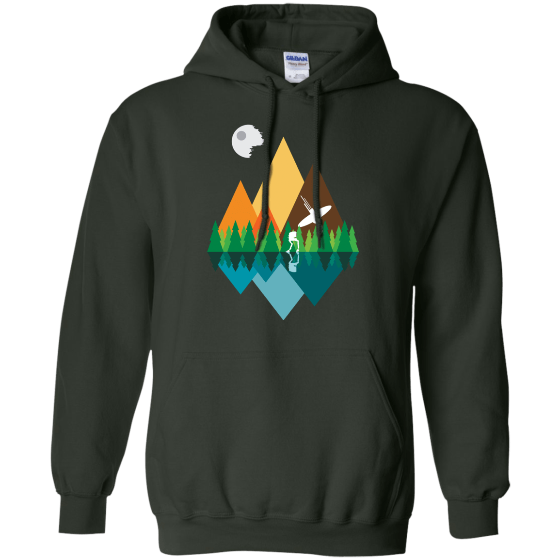 Sweatshirts Forest Green / Small Forest View Pullover Hoodie