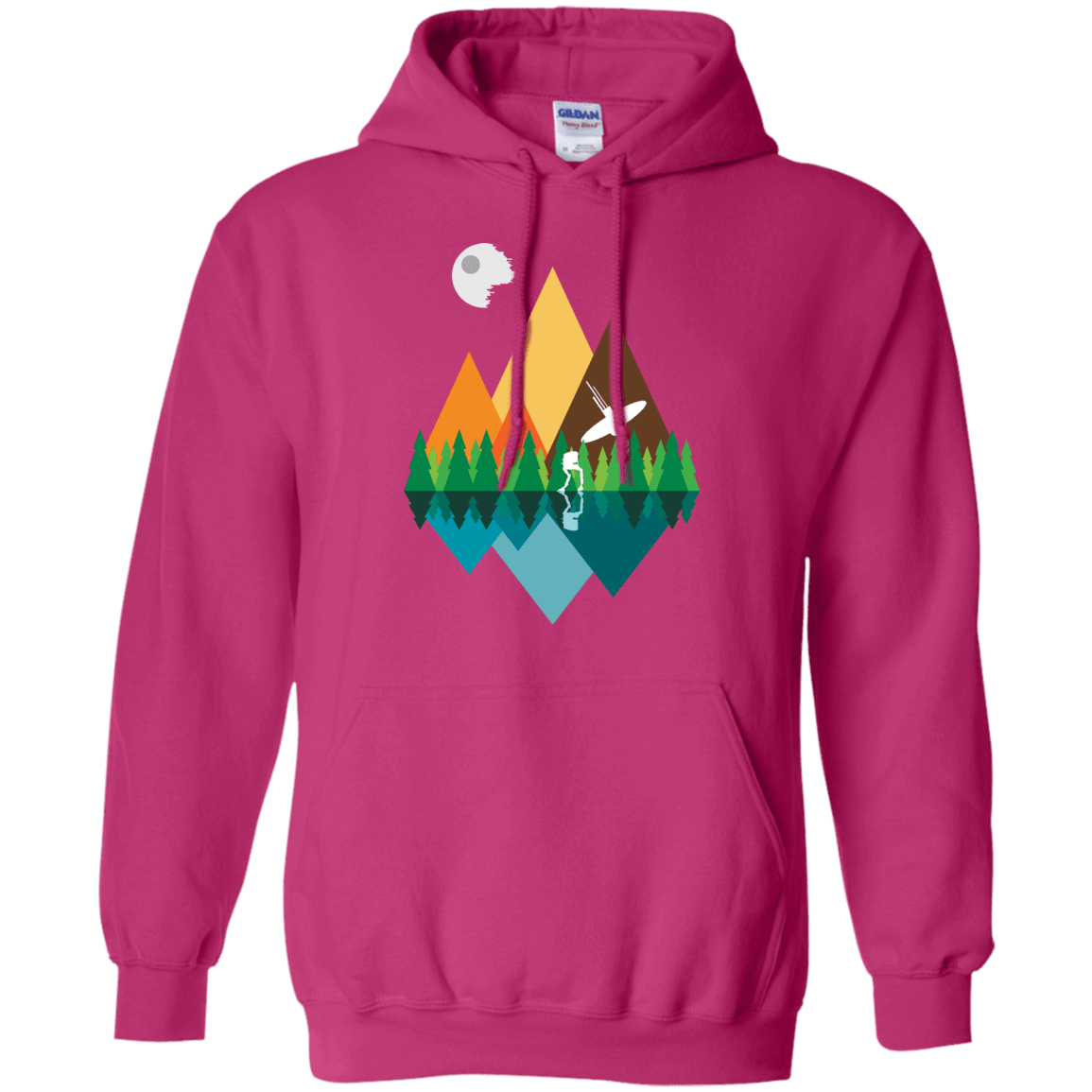 Sweatshirts Heliconia / Small Forest View Pullover Hoodie