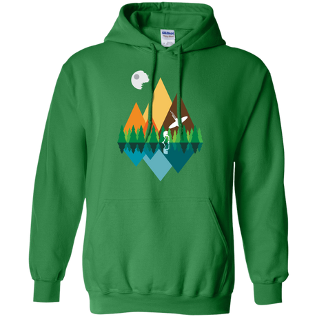 Sweatshirts Irish Green / Small Forest View Pullover Hoodie