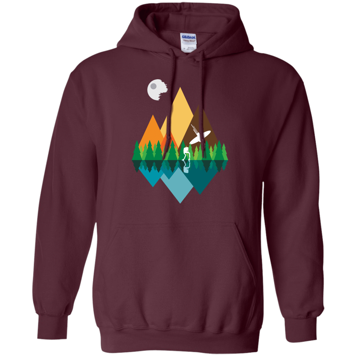 Sweatshirts Maroon / Small Forest View Pullover Hoodie