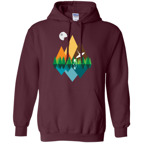 Sweatshirts Maroon / Small Forest View Pullover Hoodie