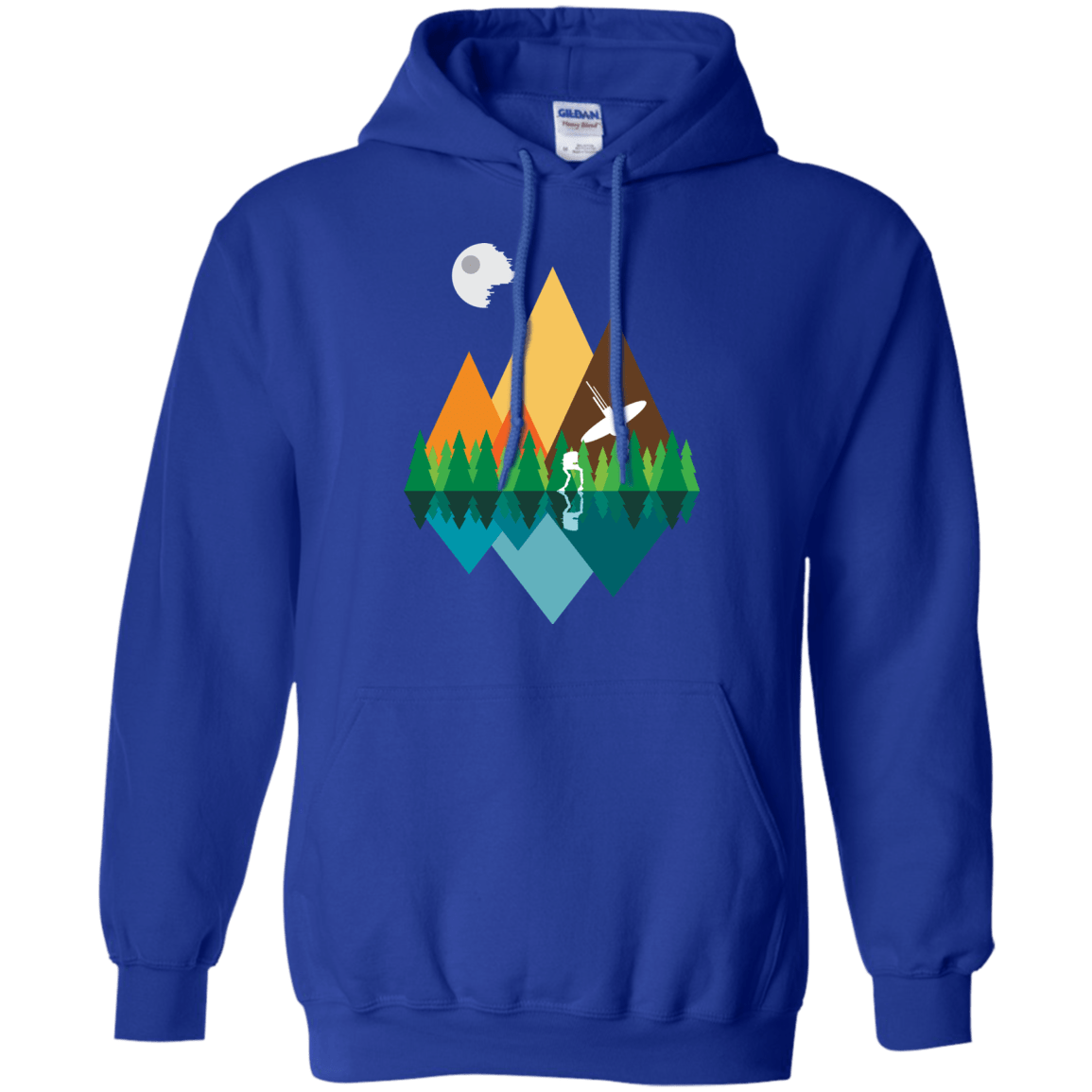 Sweatshirts Royal / Small Forest View Pullover Hoodie