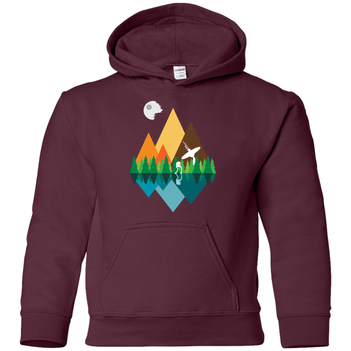 Sweatshirts Maroon / YS Forest View Youth Hoodie