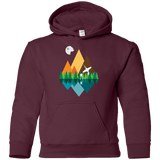 Sweatshirts Maroon / YS Forest View Youth Hoodie